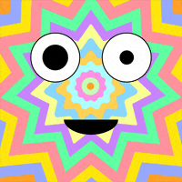 Art Smile GIF by Jen Stark
