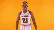 Lets Go Basketball GIF by Sun Devils