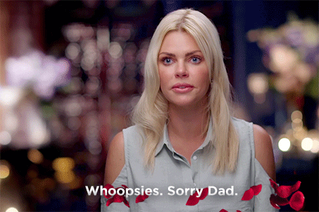 Sophie Monk Whoopsies GIF by The Bachelorette Australia
