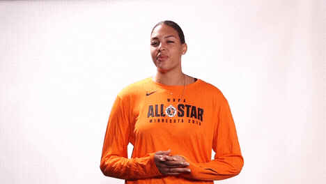 i cant hear you all star GIF by WNBA