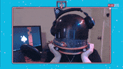 Space Helmet Rt18 GIF by Rooster Teeth