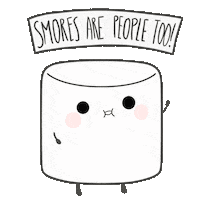 Protest Marshmallow Sticker by The Wedding People SG