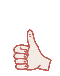 Thumbs Sticker