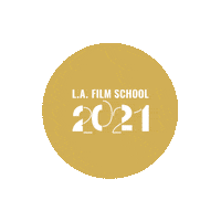 Graduation Class Of 2021 Sticker by The Los Angeles Film School
