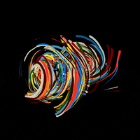 xponentialdesign loop abstract colorful paint GIF