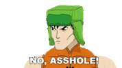 Kyle Broflovski No Sticker by South Park