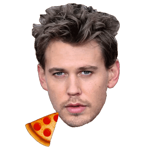 Hungry Austin Butler Sticker by Anne Horel