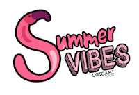 origamibikini summer mood beach vibes Sticker