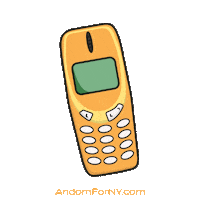 Phone Knock Sticker by AndomForNY