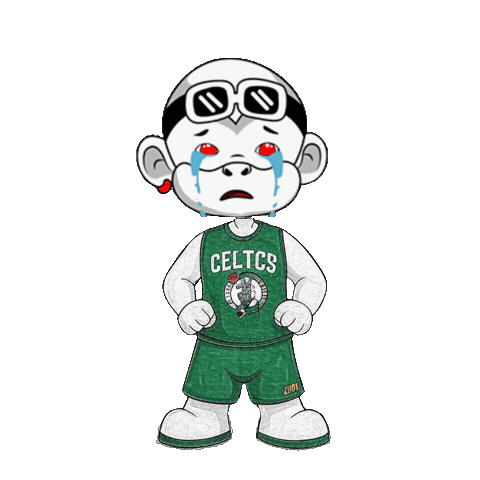 Boston Sad Fan Sticker by Zhot