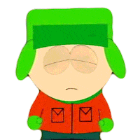 Pondering Kyle Broflovski Sticker by South Park