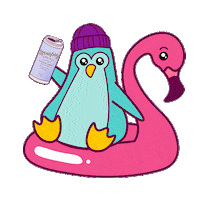 Winter Penguin Sticker by Loverboy