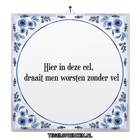 Humor Cel Sticker by Tegelspreuken.nl