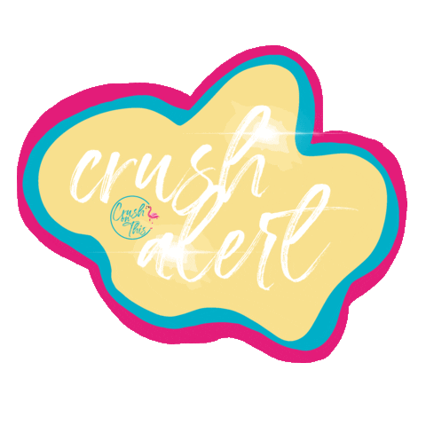 CrushOnThis fashion pink style color Sticker