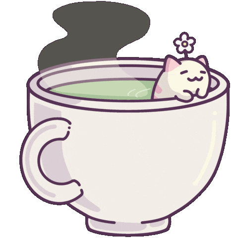 Good Morning Cat Sticker by Castaways