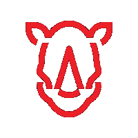 RhinoGNA business ray industrial rhino Sticker
