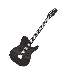 Guitar Bass Sticker by Live Nation