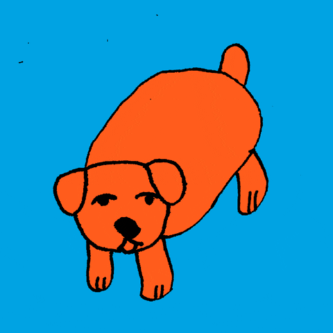 IllustrationHFK giphyupload cute dog illustrationhfk GIF