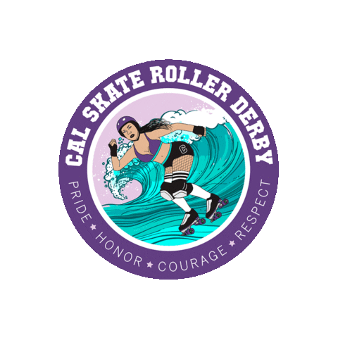 Santa Maria California Sticker by Cal Skate Roller Derby