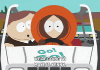driving eric cartman GIF by South Park 