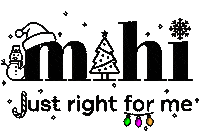 mihicare christmas black mihi mihicare Sticker