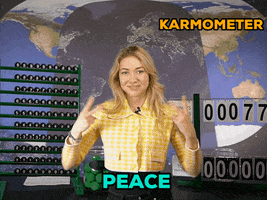 Happy Peace Out GIF by KarmoMeter