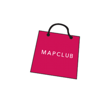 mapclubofficial shoppingbag mapclub bigbrandedbazaar bbbmapclub Sticker