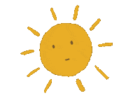 Happy Sun Sticker