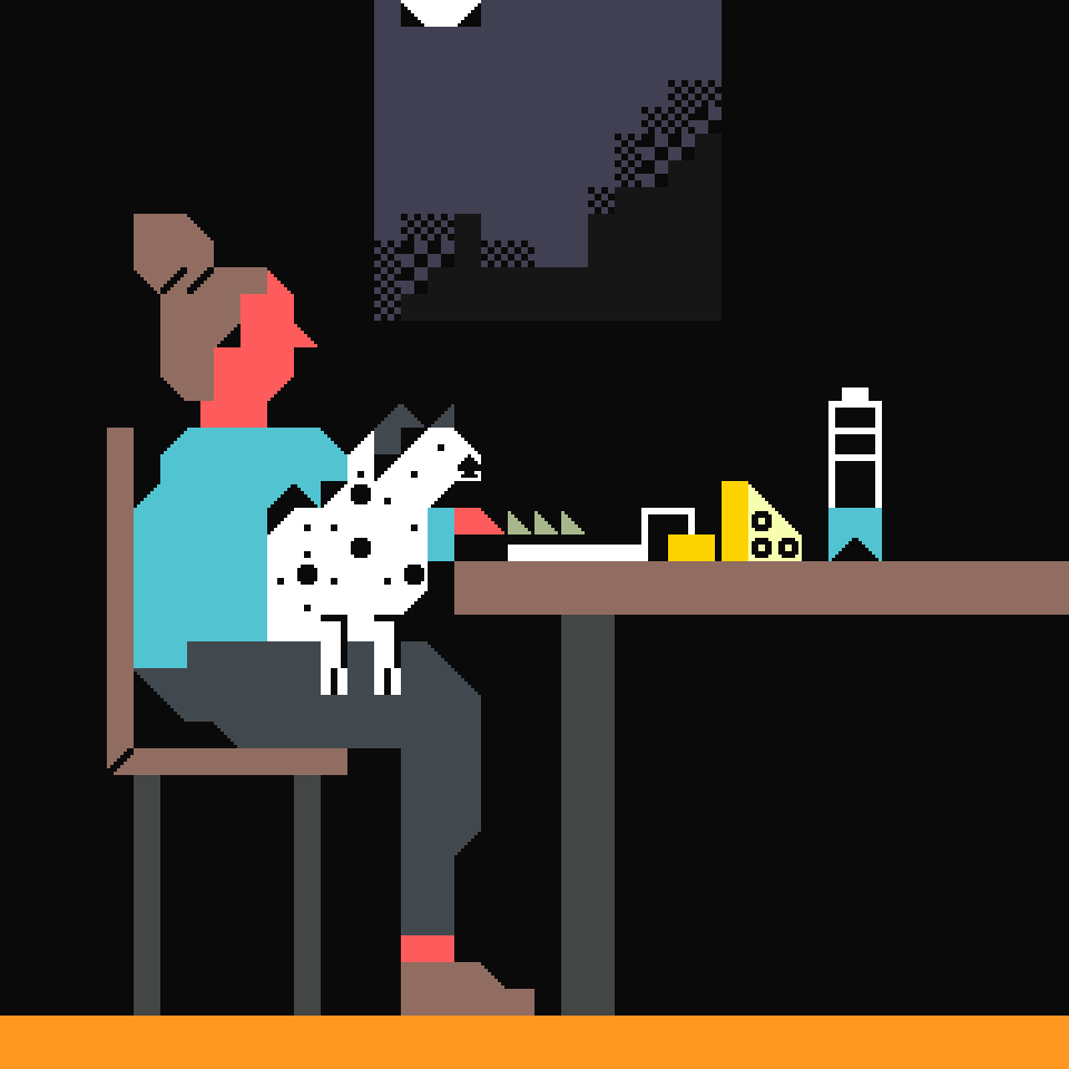 dog dinner GIF by ailadi