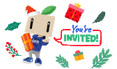 Christmas Sticker by Jans Enterprises Corp