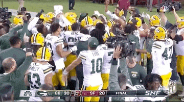 Happy Green Bay Packers GIF by NFL