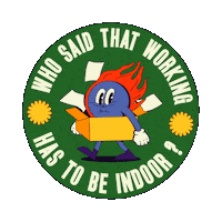 Bandung Sticker by motionbeast