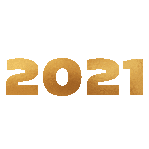 New Year Gold Sticker by Digital Pratik