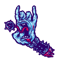 Mrgauky Screaming Hand Sticker