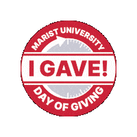 Marist Red Foxes Sticker by Marist University