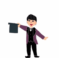 yapic5 nico illusion magician にこ GIF