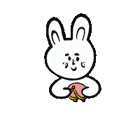 Jong Up Bunny Sticker