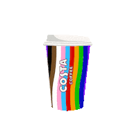 Costa Coffee Rainbow Sticker by Costa