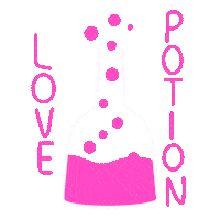 Love Potion Art Sticker by thisisbernadrawing