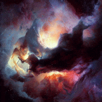 salmonickatelier space stars galaxy universe GIF