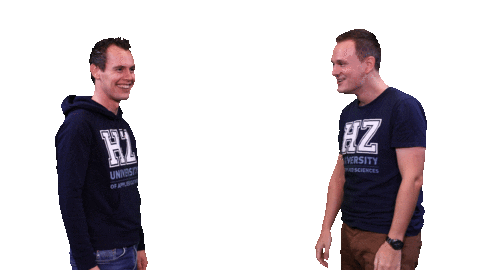 Handshake Sticker by HZ University of Applied Sciences