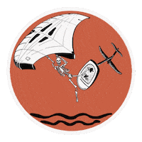 Wings Surfing Sticker