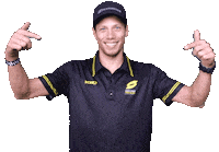 Tap Here Smile Sticker by Super League Triathlon