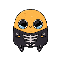 Skeleton Bones Sticker by Sad Nuggie