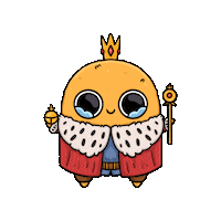 The King Sticker by Sad Nuggie