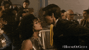 houseofguccimovie movie kiss lady gaga beso GIF