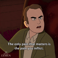 Danny Devito Pain GIF by LittleDemonFX