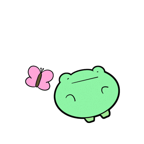 Summer Frog Sticker