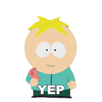 Yep Yes Sticker by South Park