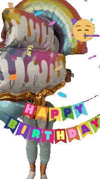 Happy Birthday Sticker by Sherilyn Carter